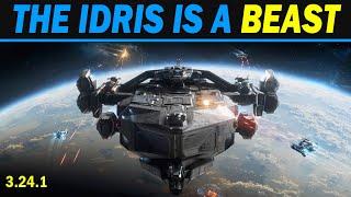 Star Citizen: The entire server VS a pair of Idris's (No Commentary)