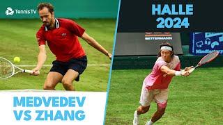 Zhizhen Zhang STUNS Daniil Medvedev | Halle 2024 Highlights