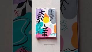Try this! Creative boho painting on canvas🫶 #shorts #bohoart #painting #canvas #easy #shortsvideo