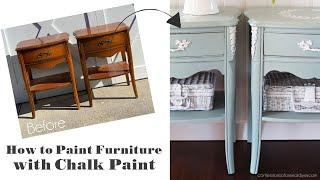 How to Paint Furniture with Chalk Paint