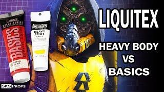 Liquitex Heavy Body vs Basic What I Use On My Props / Costumes and Why