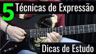 Dicas de Estudo - 5 Técnicas para Solar com Expressão na Guitarra