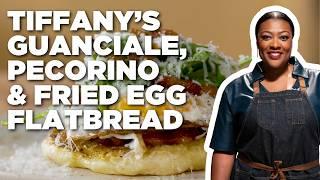 Tiffany Derry's Guanciale, Pecorino and Fried Egg Flatbread | Bobby's Triple Threat | Food Network