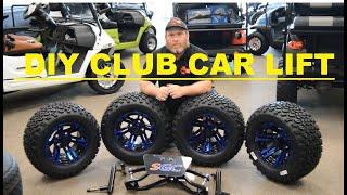 DIY 6" Double A-Arm Lift Kit Install On Club Car D/S