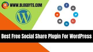 Best free WordPress social share plugin