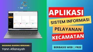 cara membuat aplikasi kecamatan berbasis web - free #html #mysql #php #web @CnidCode