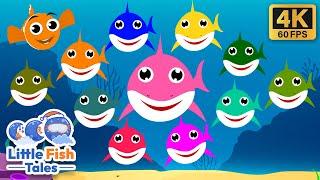 Ten Little Baby Shark | Sing along | Little Fish Tales | #babyshark #fish