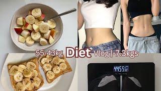 Diet vlog | -7.3kgs,  Apple, Banana, Sardines and Veges Diet, What I've been eating for weight loss