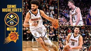 Denver Nuggets vs. Phoenix Suns Full Game Highlights  | 2/8/25