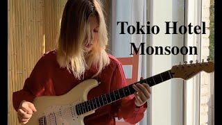 improvised solo guitar Tokio Hotel MONSOON / Fighting the storm,Into the blue the reaction guitar