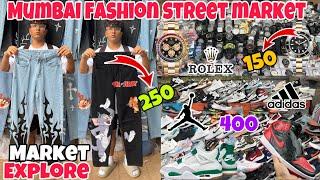 FASHION STREET MARKET MUMBAI 2024 || ETNA SASTA MARKET || CHURCHGATE MARKET || FULL MARKET EXPLORE..