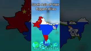 South Asia Biggest allies #mapper #shorts #country