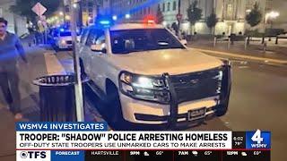 ‘Shadow’ police force removing homeless from downtown Nashville, state trooper says