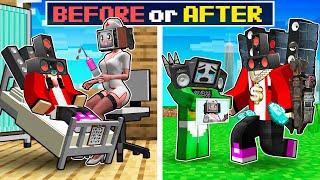 TV WOMAN NURSE SAVED POOR JJ'S LIFE! BEFORE or AFTER JJ and MIKEY in Minecraft - Maizen