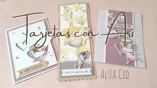 TARJETAS con la colección ARI de ALÚA CID.