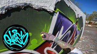 From TRASH WALL to amazing GRAFFITI ART  - Montana Cans