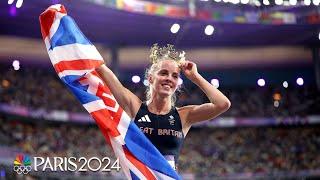 Keely Hodgkinson earns the women's 800m crown by pulling away for gold | Paris Olympics | NBC Sports