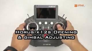 HorusX12s Opening and How to Adjusting  The Gimbal Tension Ratchet