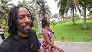 Making the best out of the situation!!! #travelvlog #ghana #coconutbeach #westafrica #asebughana