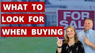 What to look for when buying a new house