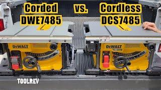 DeWalt DWE7485 vs DCS7485: Ultimate Table Saw Comparison & Review 