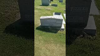 Grave of singer Joe Dowell "Wooden Heart'