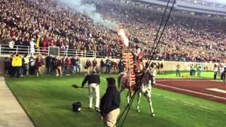 2014 FSU Homecoming Pregame: Osceola and Renegade