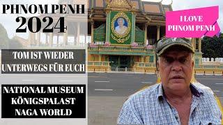 Phnom Penh, Königspalast, National Museum, Nagaworld, Tom macht Sightseeing Tour  #cambodia