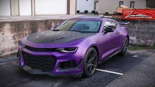 ZL1 Camaro.? Full Transformation Blue to Purple.!