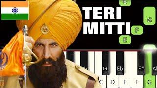 Teri Mitti  | Piano tutorials | Piano Notes | Piano Online #pianotimepass #terimitti #indian