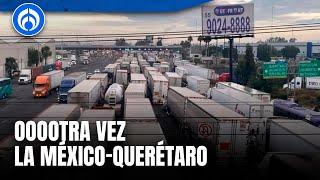 ¿Otra vez? Vuelven a cerrar la autopista México-Querétaro tras accidente