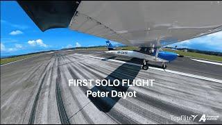 First Solo Flight Peter Dayot