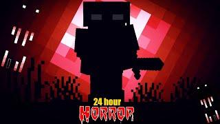 MINECRAFT 24 Hour In BLOODY Horror World? Ep-2