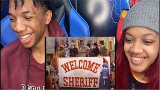 MY LITTLE SISTER REACTS TO BLAZING SADDLES - New Sherrif (Reaction)