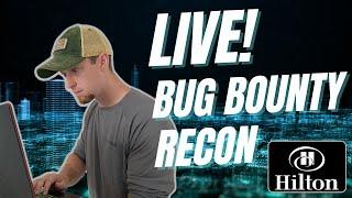 Live Bug Bounty Recon (Raw Stream) | HackerOne Public Program - Hilton