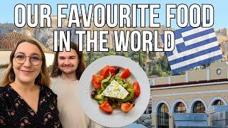 AMAZING Greek Food Tour In Athens! Eating Souvlaki, Moussaka and MORE!  Greece Travel Vlog