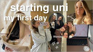 starting university - a few days in my life | classes, friends, socials 