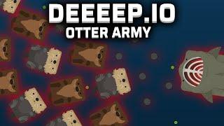 MASSIVE OTTER ARMY TAKES OVER!!! | Deeeep.io otter raid