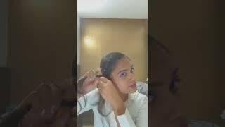 5 MINS crazy hairstyle tutorial #youtubeshorts #ytshorts #viral #hairstyle #Pranavi Anakali