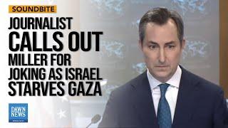 Matt Lee call out Miller for joking as Israel starves Gaza | Dawn News English