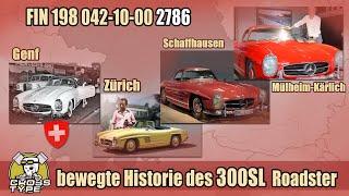 The eventful history of the Mercedes 300SL Roadster W198 042-10-00 2786