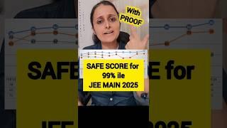 SAFE SCORE for 99%ile - Overall & Subject wise #jee2025