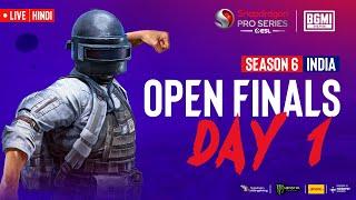 [HINDI] BGMI Snapdragon Mobile Open Finals Day 1 | Season 6 India