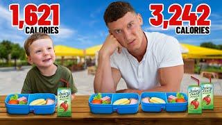 I ate DOUBLE my son's diet for a day