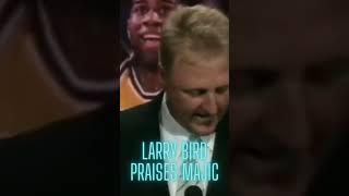 Larry Bird: Magic Johnson is Better Than Me... #shorts