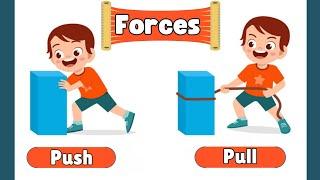 Push and Pull force| Pushing force| pulling force| kids science