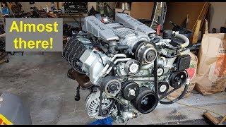 E55 Engine Rebuild - Part 7 (Supercharger Install, Pulleys, Belts etc)