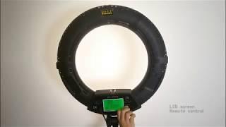 【Factory direct】Yidoblo led ring light FE-480II with remote/battery power selfie lamp-Meidke