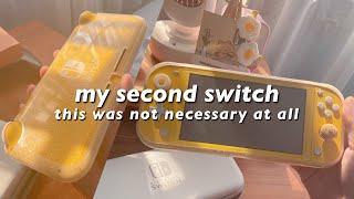  another switch lite unboxing that no one wanted || mini accessories showcase, fe3h [ad]
