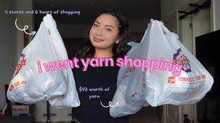 I Spent 6 HOURS Yarn Shopping - Yarn Haul and Upcoming Projects 